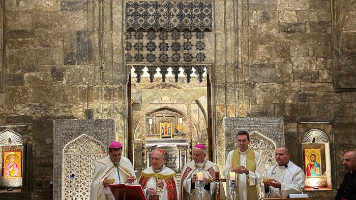 加色丁禮聖母無原罪堂重新祝聖彌撒。(Vatican Media)